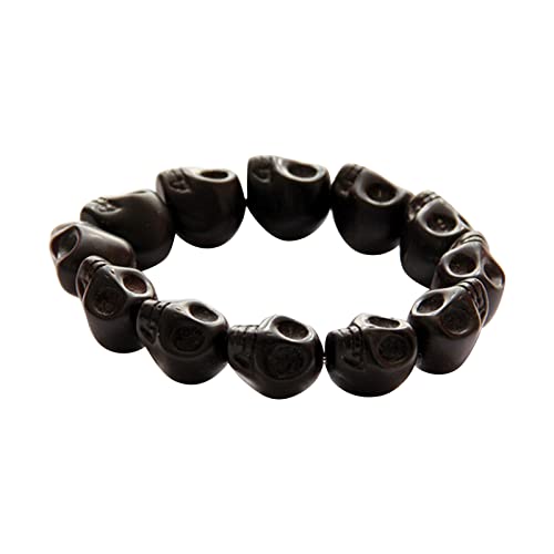 Sbyhbhyds Synthetisches Türkis Armband Gebetskette Mala Armband für Männer Frauen Liebeskind Armband (Black, One Size)
