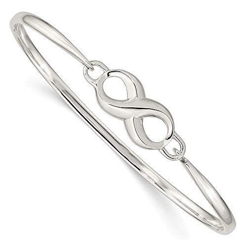 Sterling-Silber Infinity-Armband mit JewelryWeb Armband