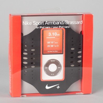 Nike - Nike+ Zubehör - Armband für den iPod nano 4. Generation, Schwarz, Gr. ohne Größe