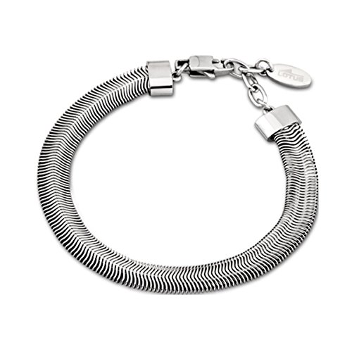Lotus Armband Lotus Style mit weicher Mesh aus Stahl Silber für Damen – Stahl – 0 ,7 cm