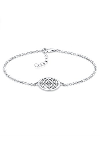 Elli Armband Damen Lebensblume Cut-Out in 925 Sterling Silber