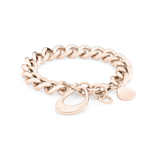 Liebeskind Berlin Damen Armband LJ-1785-B-21 aus Edelstahl in IP Roségold