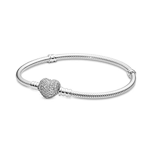 PANDORA Damen-Armband 925 Silber Zirkonia weiß 19 cm-590727CZ-19