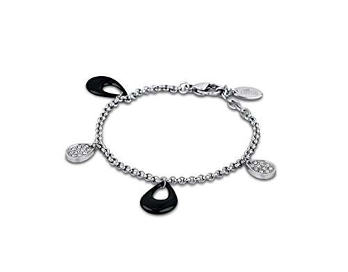 Lotus Damen-Armband Edelstahl Glas transparent 21 cm - LS1706-2/2