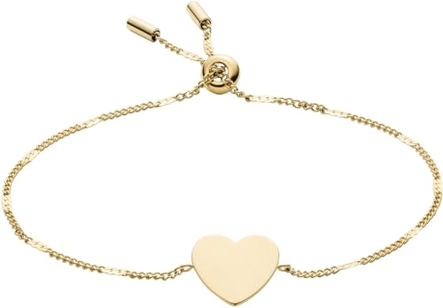 FOSSIL Damen-Gliederarmband Drew Edelstahl goldfarben, JF04332710