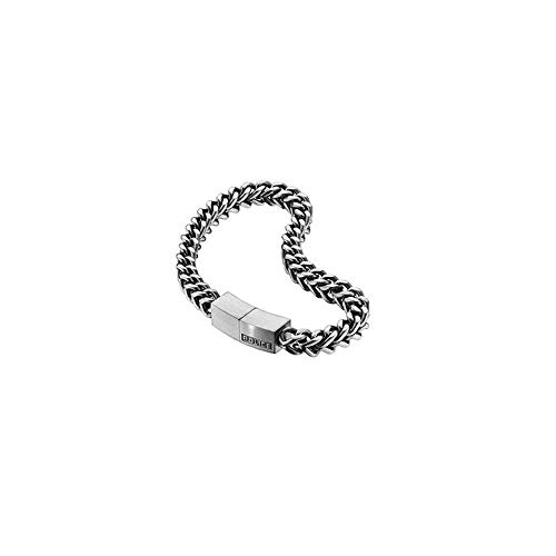 Police, Bracelet, Herren-Armband PJ24696BSS02-S_WT, Einheitsgröße, Edelstahl, Ohne Stein