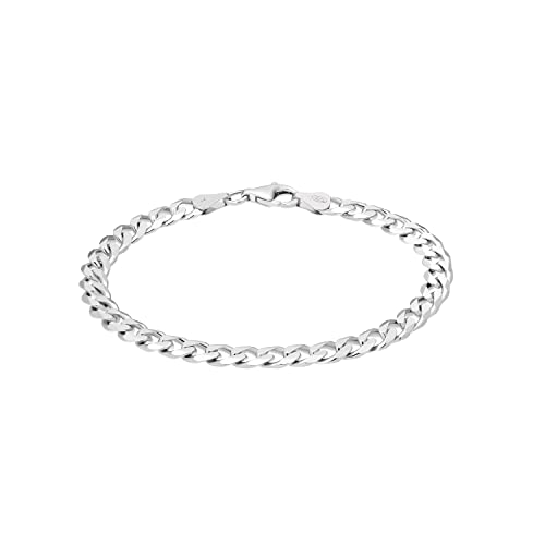 Amor Armband 925 Sterling Silber Herren Armschmuck, 20 cm, Silber, Kommt in Schmuck Geschenk Box,