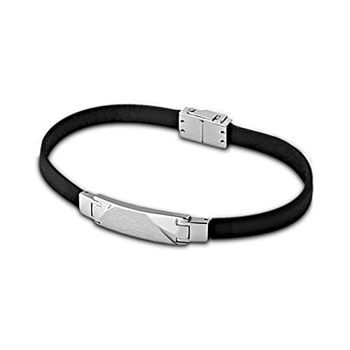 LOTUS Style Herren Armband Man-Kollektion Edelstahl schwarz silber JLS1036-2-2
