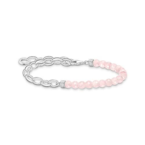 Thomas Sabo Armband mit rosa Perlen 925 Sterling Silber A2098-034-9-L19