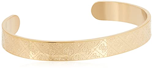 GUESS Armband Golden Hour UBB70141-S offen vergoldet Edelstahl 4 G Logo graviert