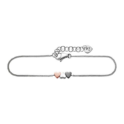caÏ Damen Armband 925/- Sterling Silber 15cm Glänzend ohne Stein mehrfarbig 360260169-18