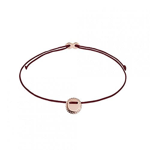 Mädchen-Armband Crazy Daisy 925 Silber rosé Nylon XS1682R