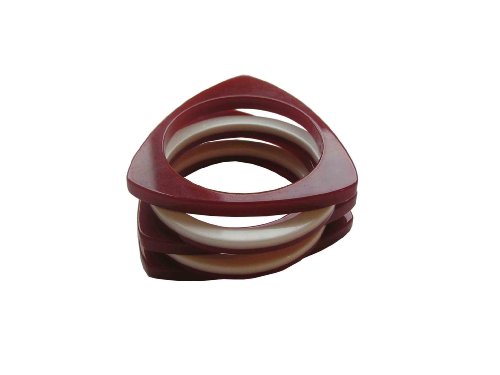 D&G Dolce&Gabbana Jewels D&G Over ME Bangle 5 Set RED & White DJ0930