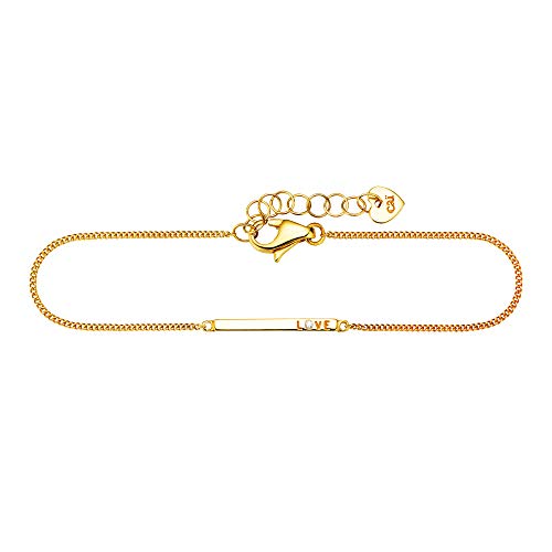 cai Damen Armband 925/- Sterling Silber 15+3cm Glänzend Zirkonia gelb 135260144-1-18