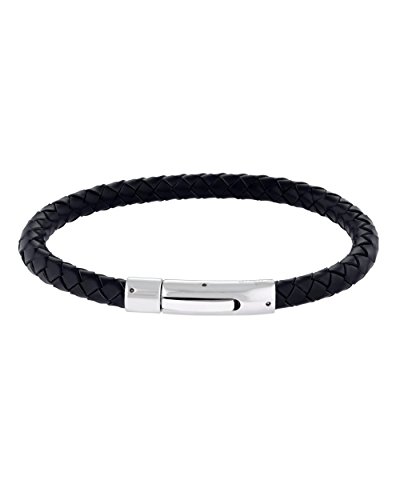 Lotus Style Armband aus Leder & Edelstahl