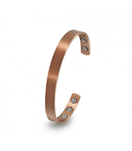 Armband aus reinem Kupfer glatt – 18 cm