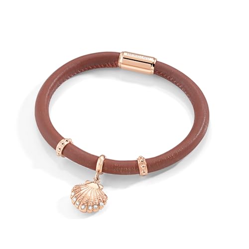 Morellato Damen-Armreif Edelstahl gebürstet Glas weiß 20 cm-SADZ03