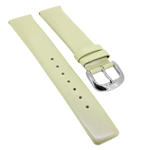 Bruno Banani Ersatzband 17mm in grün aus Leder glänzend glatt CD3386 CD3387