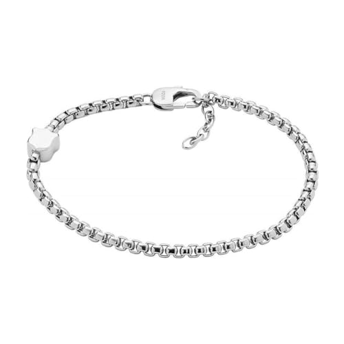Fossil Herren-Gliederarmband Heritage Shield Edelstahl, JF04346040