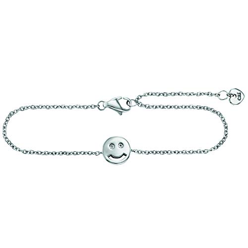 cai Damen Armband 925/- Sterling Silber 16+3cm glänzend Zirkonia weiß 135260083-19