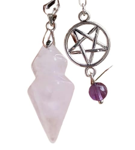 10 Stück Pendelanhänger aus Bergkristall, Sternmagie, Standard