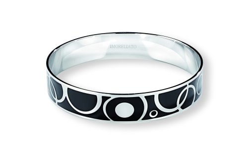  Armband Armreif Krokodil klein schwarz Durchmesser 6,3 cm SBY03 Row, 6 3 cm, Edelstahl, Ohne Edelstein