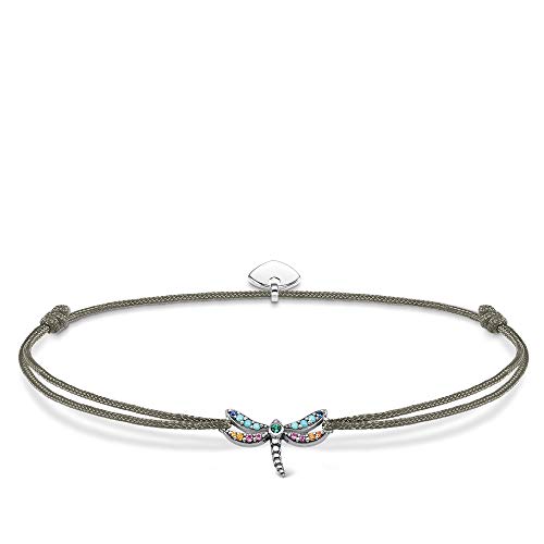 Thomas Sabo Damen Armband Little Secret Libelle bunt 925 Sterling Silber LS073-298-7-L20v