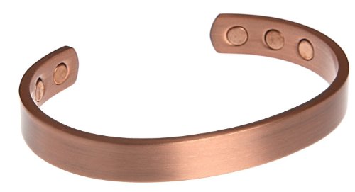 Armband mit Magneten magnetisch aus reinem Kupfer glatt – 16 cm