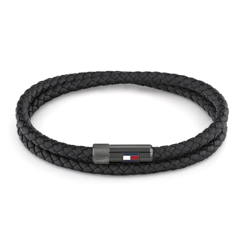 Tommy Hilfiger Jewelry armband für Herren aus Leder Schwarz - 2790262S