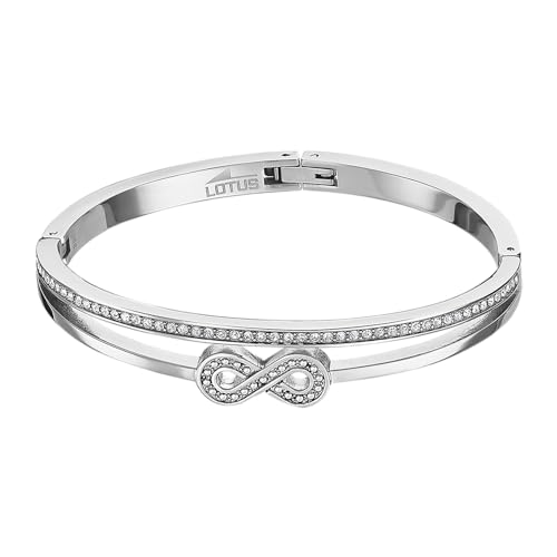 Lotus Pulsera Style LS2088-2/2 acero mujer, Kristall Silber, Zirkonia
