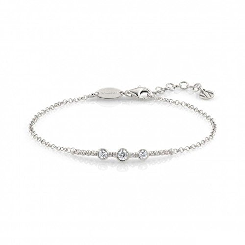 Nomination Damen-Armband 925 Silber Zirkonia weiß 18.5 cm - 142682/009