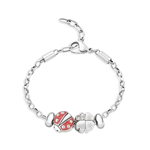 MORELLATO Damen-Armreif Drops Edelstahl Kristall weiß-SCZ676