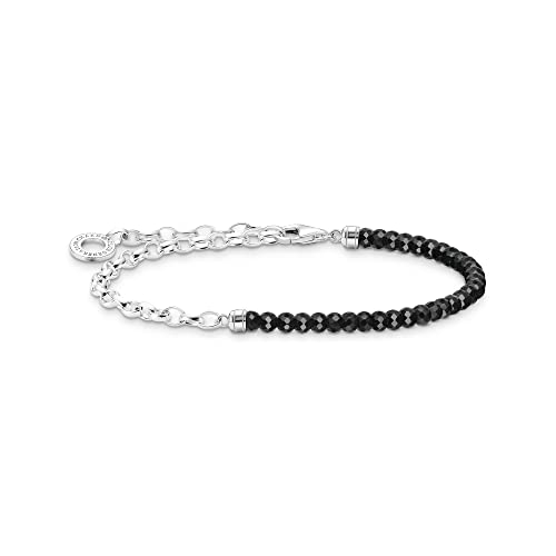 Thomas Sabo Armband mit schwarzen Perlen 925 Sterling Silber A2100-130-11-L17