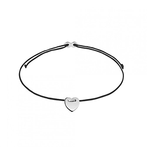 Mädchen-Armband Herz 925 Silber Nylon XS1671