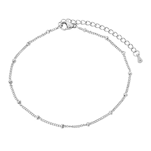 Heideman Armband Pixie Damen aus Edelstahl silber farbend Armkette für Frauen mit Kugeln