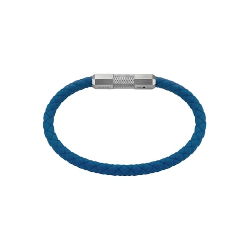 Fossil Knox Herren Silber-Ton Edelstahl Armband, JF04885040