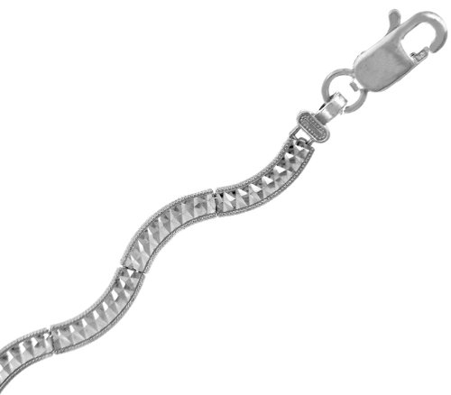 Kleine Schätze - 14 Karat Weißgold Armband - Frieden Armband