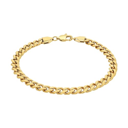 Amor Armband Edelstahl Unisex Damen Herren Armschmuck, 19 cm, Gold, Kommt in Schmuck Geschenk Box, 2037318