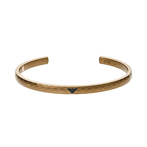 Emporio Armani Armband Für Männer Sentimental, Größe: 67mm X 57mm X 5mm Gold-Edelstahl-Armband, EGS2761251