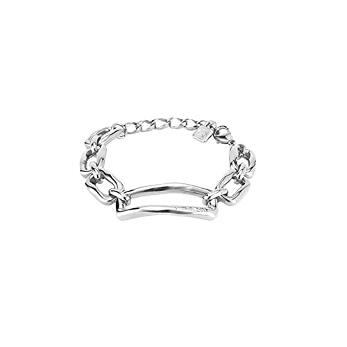 LYNLYN Armbänder Armbänder Kette von Kette Liebhaber Freundschaft Armband Fit Stil Überzogene Schmuck Geschenk Frauen Männer Armband Schmuck 19 cm (Color : 19CM)