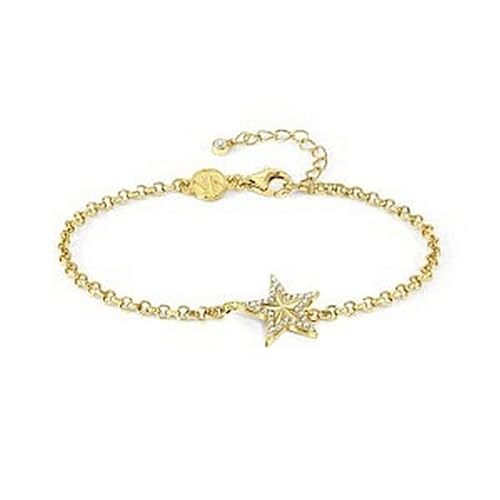 Nomination Star bracelet Truejoy 240100/009 Golden silver with zircons