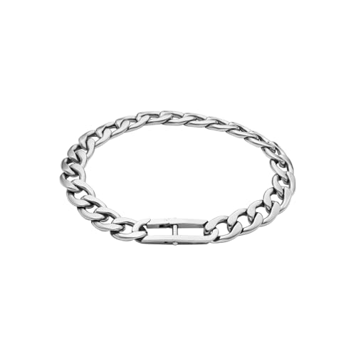 Fossil Heritage Herren-Armband Edelstahl One Size, Edelstahl, kein Edelstein, JF04770040, Einheitsgröße, Edelstahl, Kein Edelstein