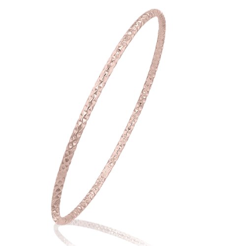 Citerna Damen-Armreif 9 Karat 375 Rotgold Diamantschliff 6, 5 cm RIB1301R