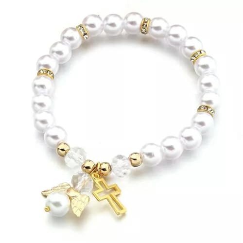 Baby Shower Gastgeschenk Taufe Armband Engel Baby Shower Mädchen Junge Taufe Geschenk-Gold