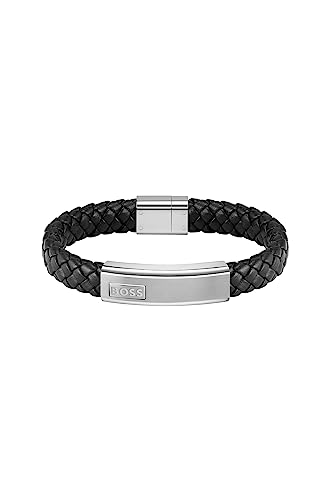 BOSS Jewelry Armband für Herren Kollektion LANDER Schwarz - 1580178M