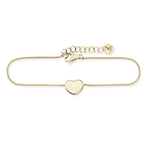 cai Damen Armband 925/- Sterling Silber 16+3cm vergoldet ohne Stein gelb 360260173