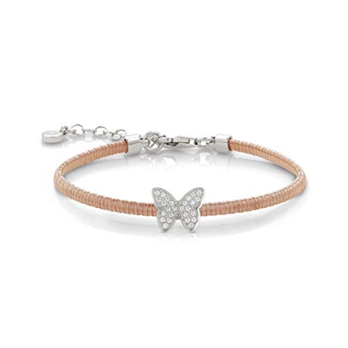 Nomination Armband Flair mit Schmetterling – rosa Gold