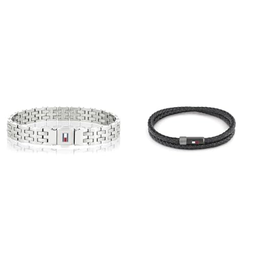 Tommy Hilfiger Jewelry Armband Herren aus   2701062 & Jewelry Armband Herren aus Leder Schwarz   2790262S