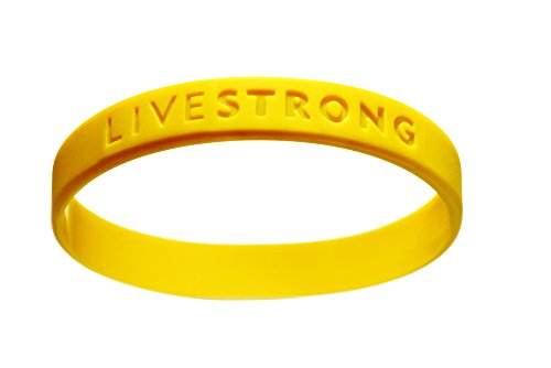 Livestrong 3x Original YOUTH Silikon Damen Jugendliche Gelb Durchmesser 5,5 cm incl. 1$ Lance Armstrong Krebshilfe