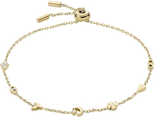 Sutton Golden Icons Armband von Fossil aus Edelstahl, IP Gold